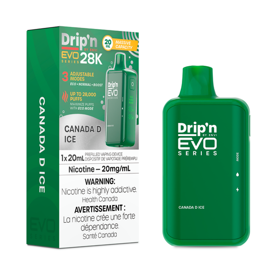 Drip’n By Envi Disposable EVO28K Canada D Ice ONT