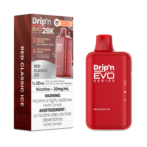 Drip’n By Envi Disposable EVO28K Red Classic Ice ONT