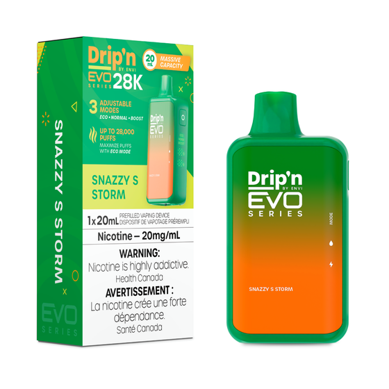 Drip’n By Envi Disposable EVO28K Snazzy S Storm ONT