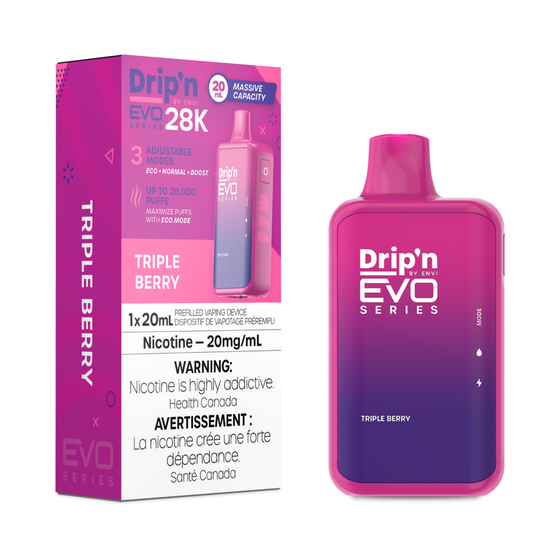 Drip’n By Envi Disposable EVO28K Triple Berry ONT