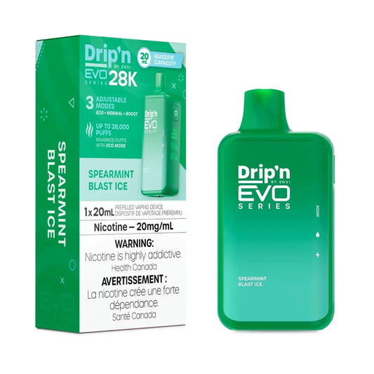Drip’n By Envi Disposable EVO28K Spearmint Blast Ice ONT