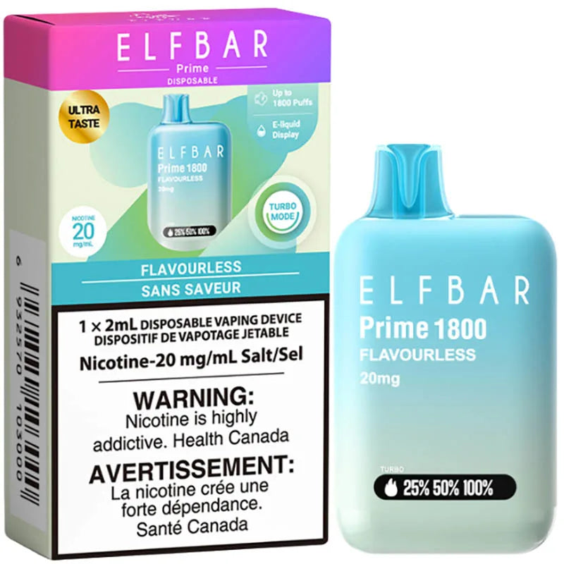 ELF BAR Disposable Prime 1800 Flavourless ONT