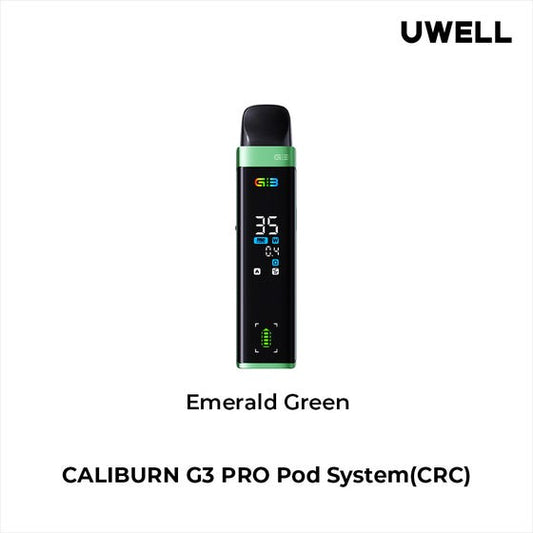 Caliburn G3 Pro Device Kit Emerald Green