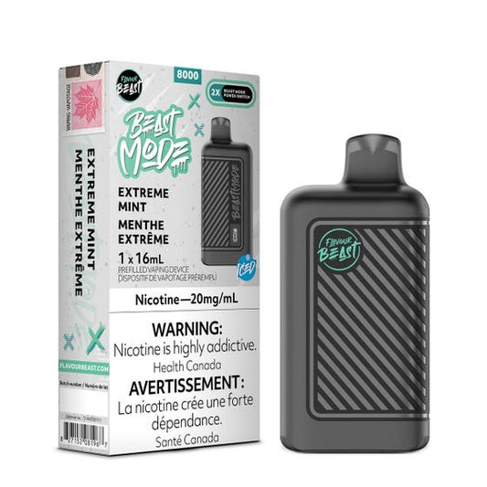 Flavour Beast Disposable Mode 8000 Extreme Mint Iced