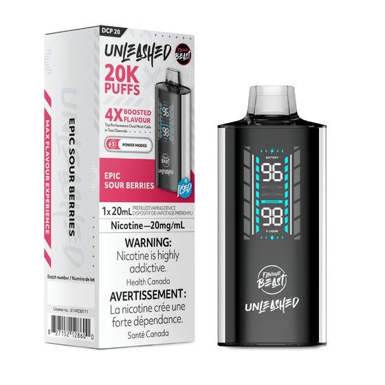 Flavour Beast Disposable Unleashed 20K Epic Sour Berries