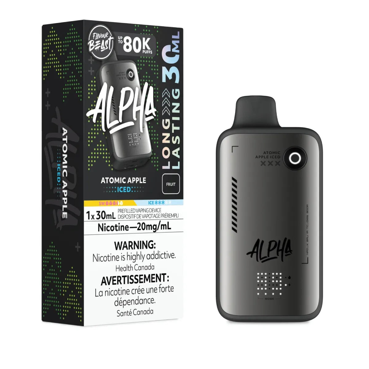 Flavour Beast Disposable Alpha 80K Atomic Apple Iced