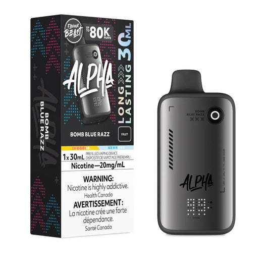 Flavour Beast Disposable Alpha 80K Bomb Blue Razz