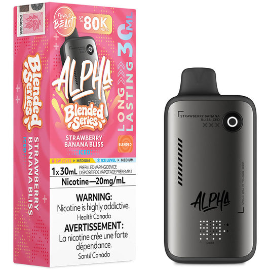 Flavour Beast Disposable Alpha 80K Blended Series Strawberry Banana Bliss
