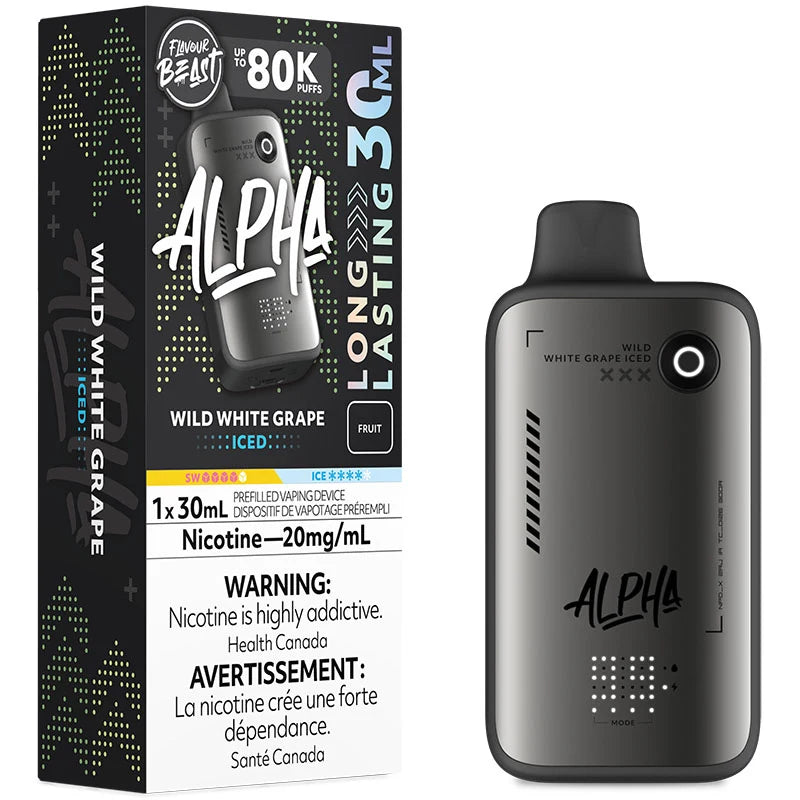 Flavour Beast Disposable Alpha 80K Wild White Grape Iced