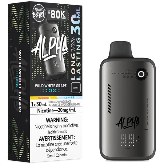 Flavour Beast Disposable Alpha 80K Wild White Grape Iced