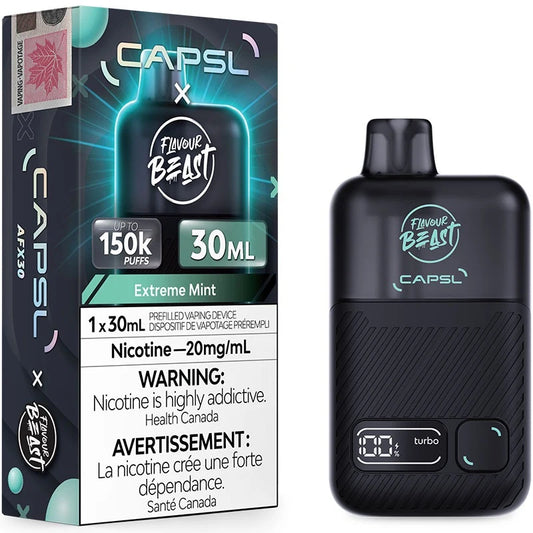 CAPSL AFX30 FB 150K Disposable Extreme Mint Iced