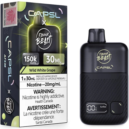 CAPSL AFX30 FB 150K Disposable Wild White Grape