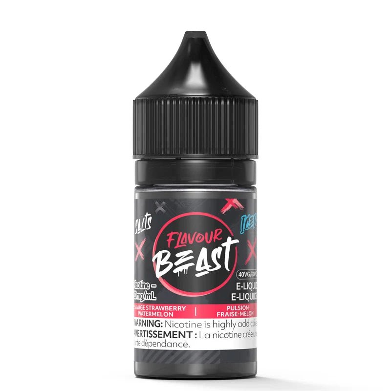 Flavour Beast Salts Savage Strawberry Watermelon Iced ONT
