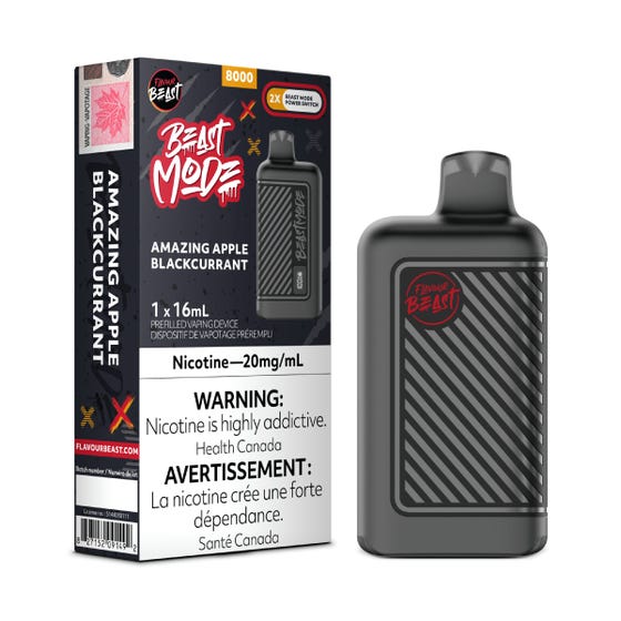 Flavour Beast Disposable Mode 8000 Amazing Apple Blackcurrant ONT