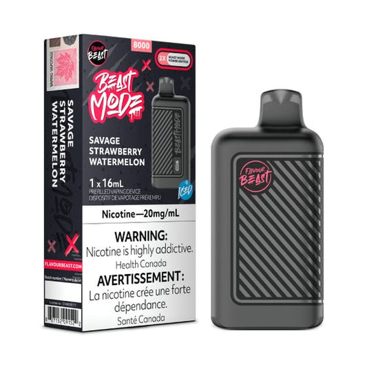 Flavour Beast Disposable Mode 8000 Savage Strawberry Watermelon