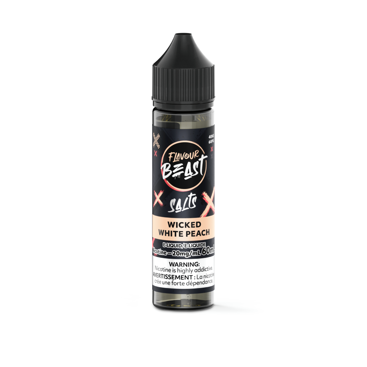 Flavour Beast Salts Wicked White Peach ONT