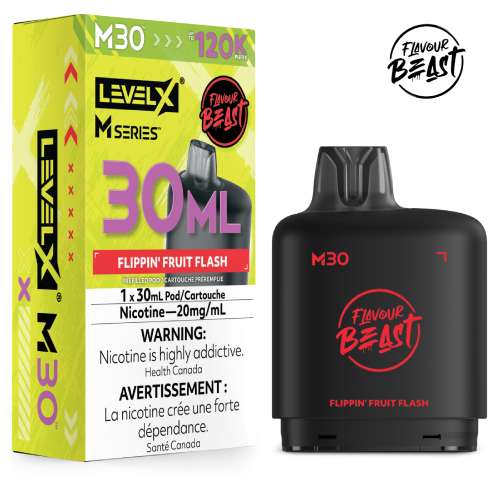 Level X Flavour Beast M Series Pod 30ml Flippin’ Fruit Flash