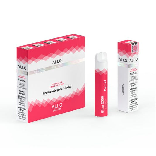 Allo Ultra Disposable 2500 Fuji Apple Ice (20mg) ONT