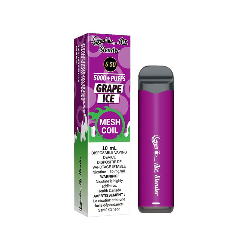 Genie Air Slender 5000 Disposable Grape Ice