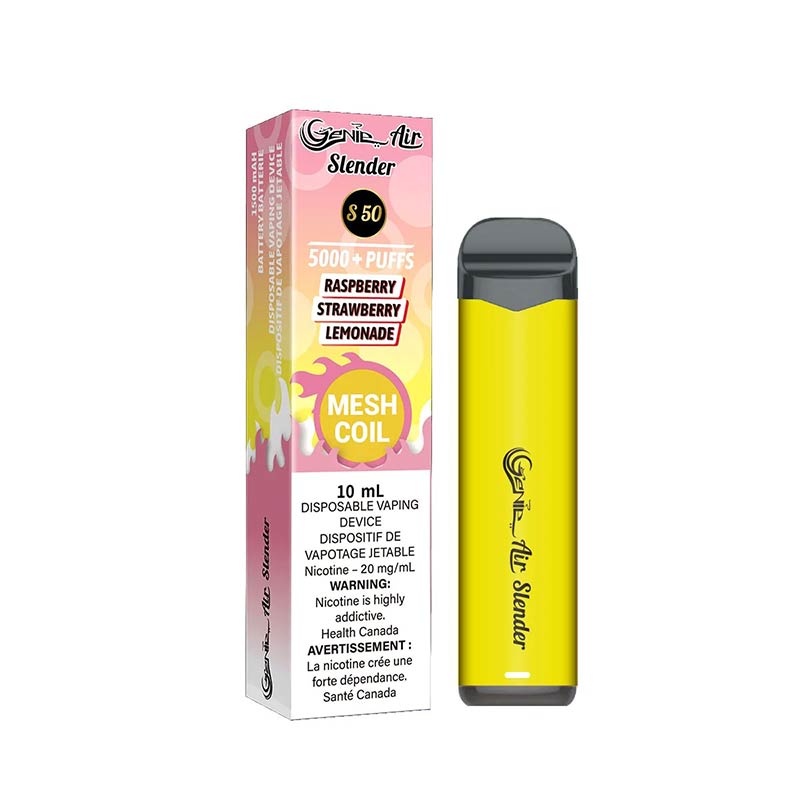 Genie Air Slender 5000 Disposable Raspberry Strawberry Lemonade