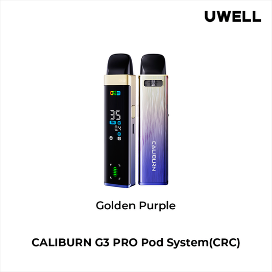 Caliburn G3 Pro Device Kit Golden Purple