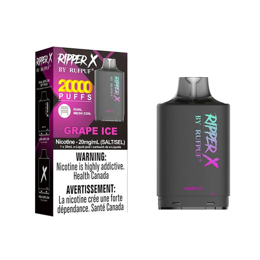 Ripper 20000 Level X Pods Grape Ice