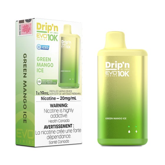 Drip’n By Envi Disposable EVO10K Green Mango Ice