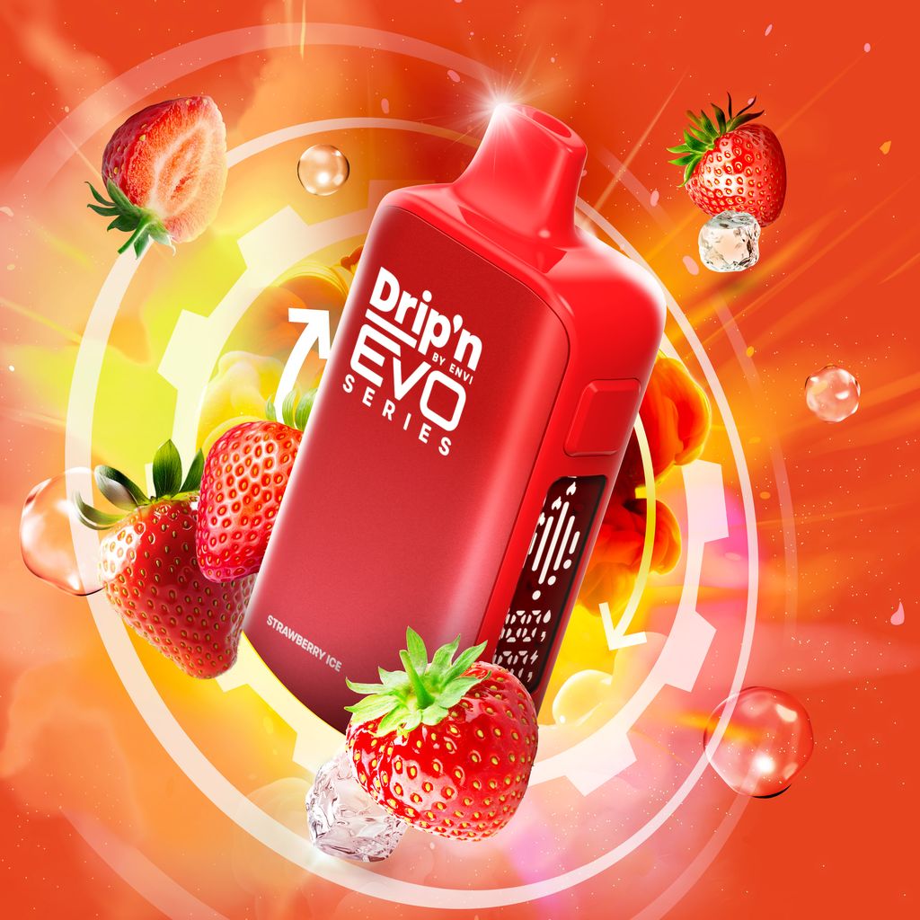 Drip’n By Envi Disposable EVO63K Strawberry Ice ONT