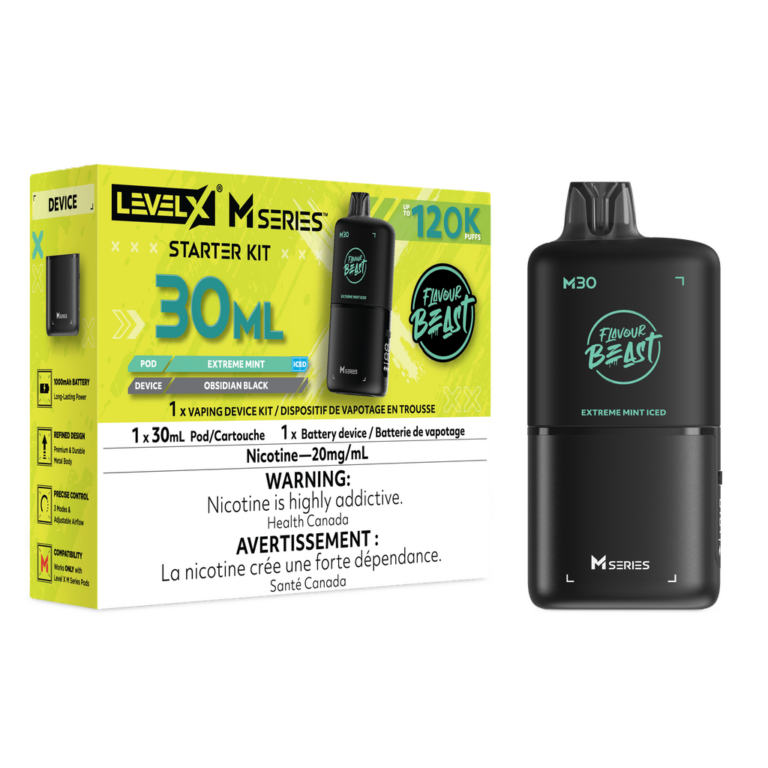 Level X Flavour Beast M Series Starter Kit Extreme Mint Iced
