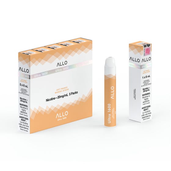 Allo Ultra Disposable 1600 Juicy Mango ONT