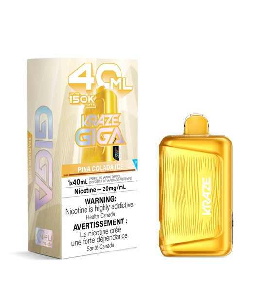 Kraze Giga 150K Disposable Pina Colada Ice