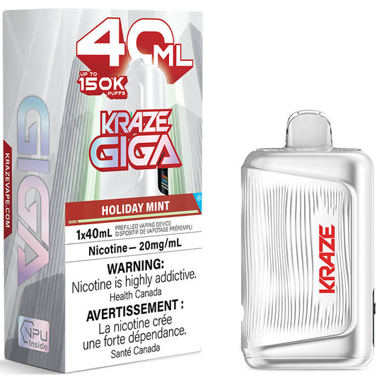 Kraze Giga 150K Disposable Holiday Mint