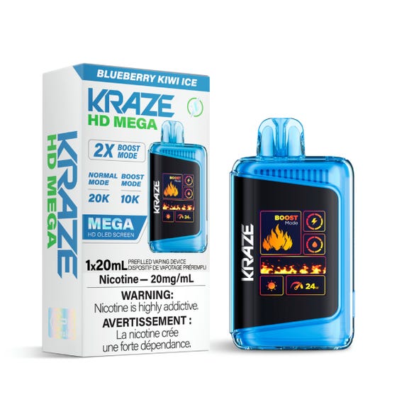 Kraze HD Mega Blueberry Kiwi Ice ONT