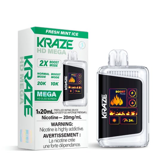 Kraze HD Mega Fresh Mint Ice ONT