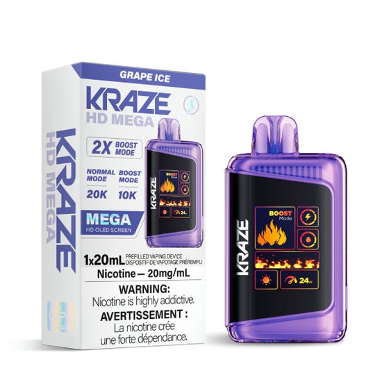 Kraze HD Mega Grape Ice ONT