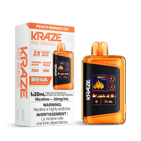 Kraze HD Mega Peach Mango Ice