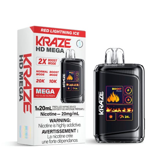 Kraze HD Mega Red Lighting Ice