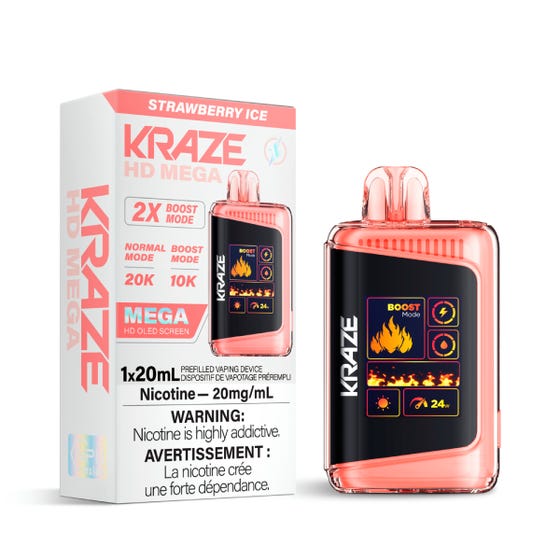 Kraze HD Mega Strawberry Ice ONT