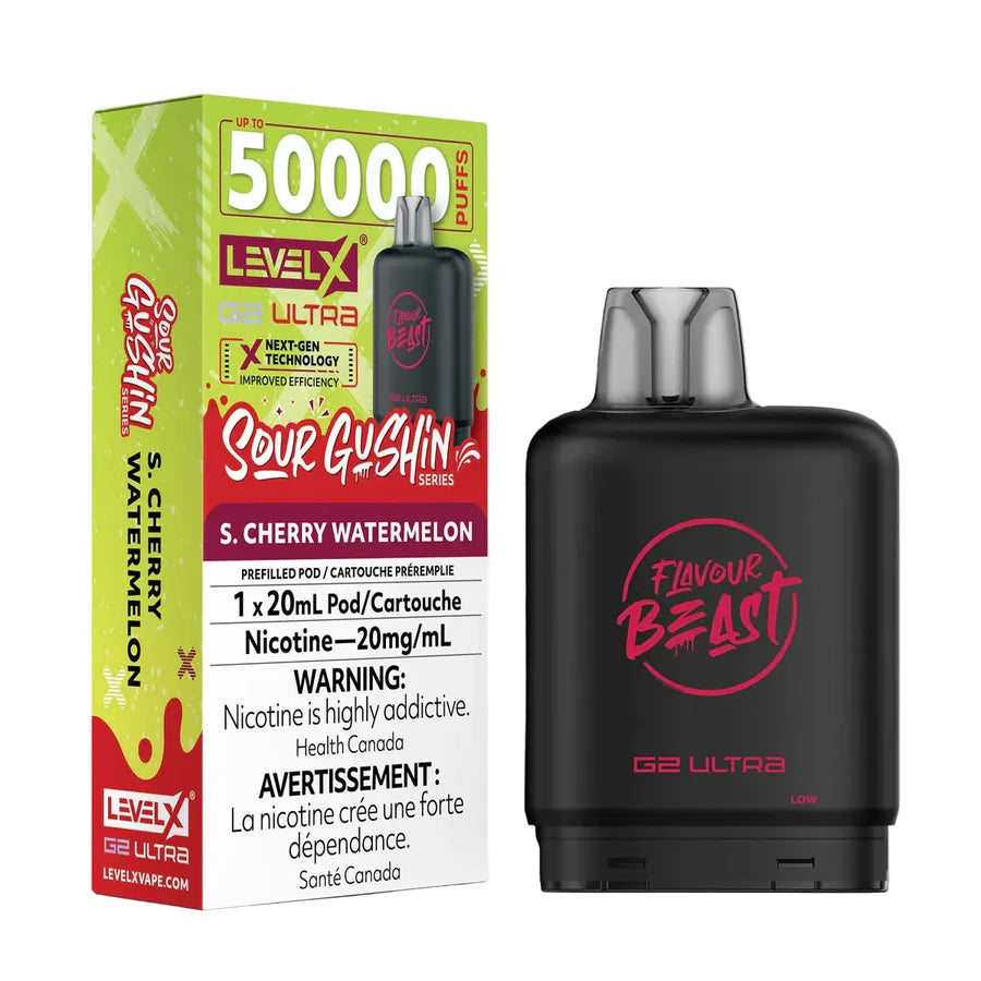 Flavour Beast G2 Ultra Level X PODS S.Cherry Watermelon ONT