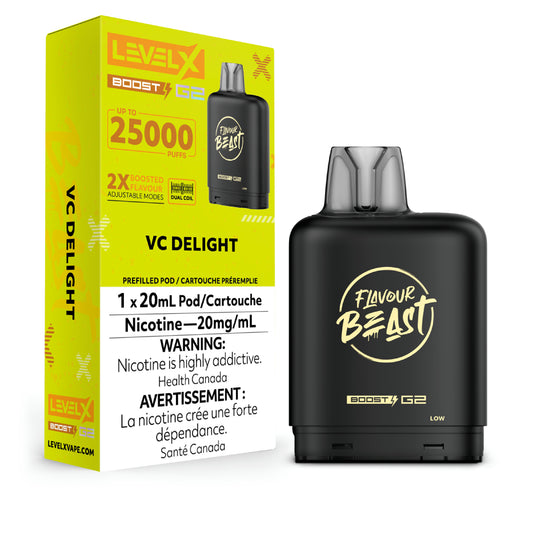 Flavour Beast Boost Level X PODS VC Delight ONT