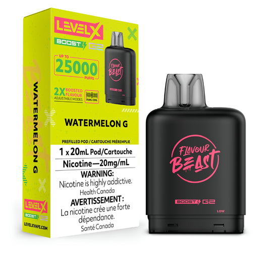 Flavour Beast Boost Level X PODS Watermelon G ONT