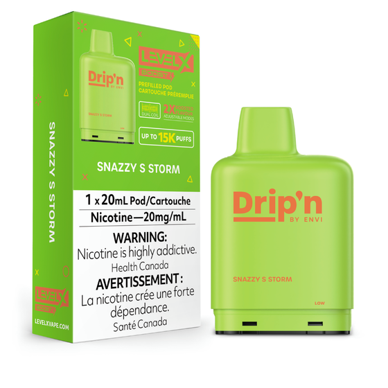 Drip’n Boost Level X PODS Snazzy S Storm ONT