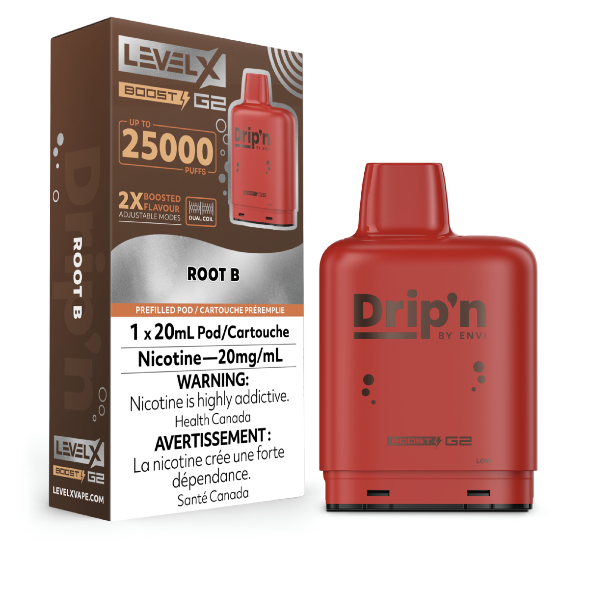 Drip’n Boost Level X PODS Root B ONT