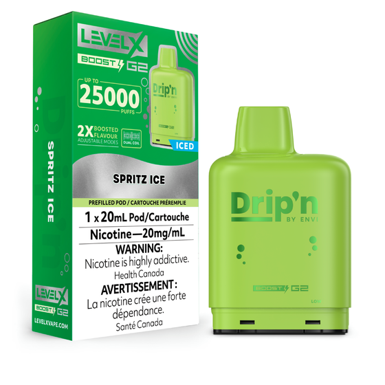 Drip’n Boost Level X PODS Spritz Ice ONT