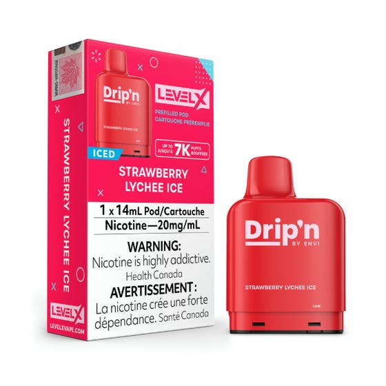 Drip’n Level X PODS Strawberry Lychee Ice