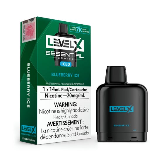 Level X Pods Essential Blueberry Ice