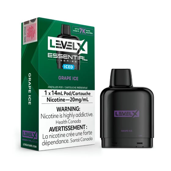 Level X Pods Essential Grape Ice