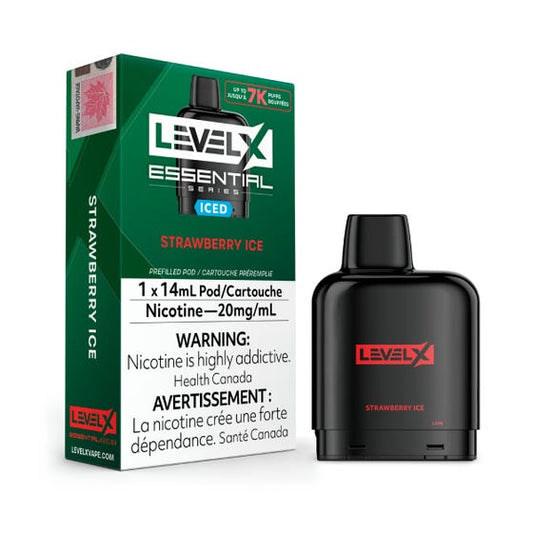 Level X Pods Essential Strawberry Ice