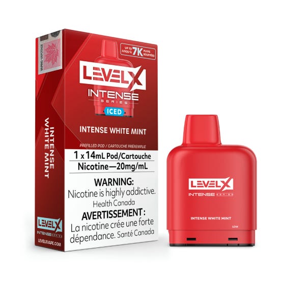 Level X Pods Intense White Mint Iced