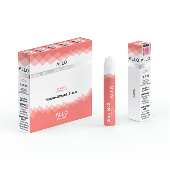 Allo Ultra Disposable 1600 Lychee Ice